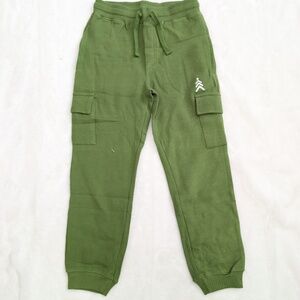 Olive Green Cargo Jogger Pants – Utility Style with Comfort 7/8